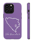 Šeher Bosno Volim Te Phone Case - Purple