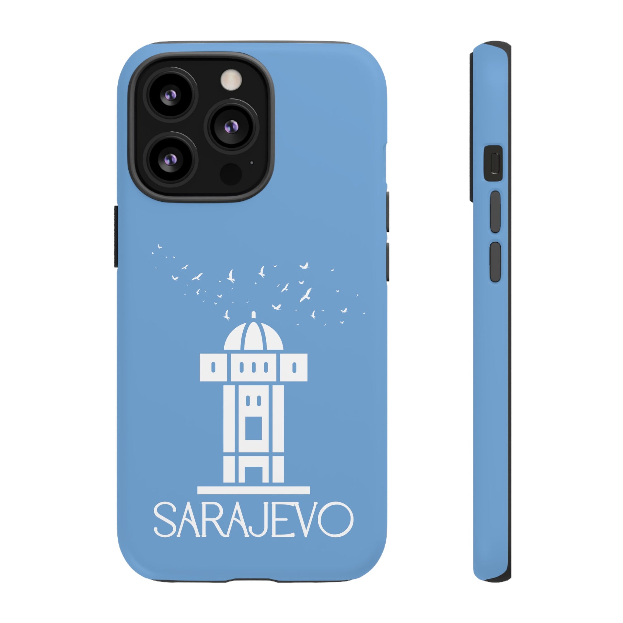 SARAJEVO SEBILJ Phone Case - Light Blue