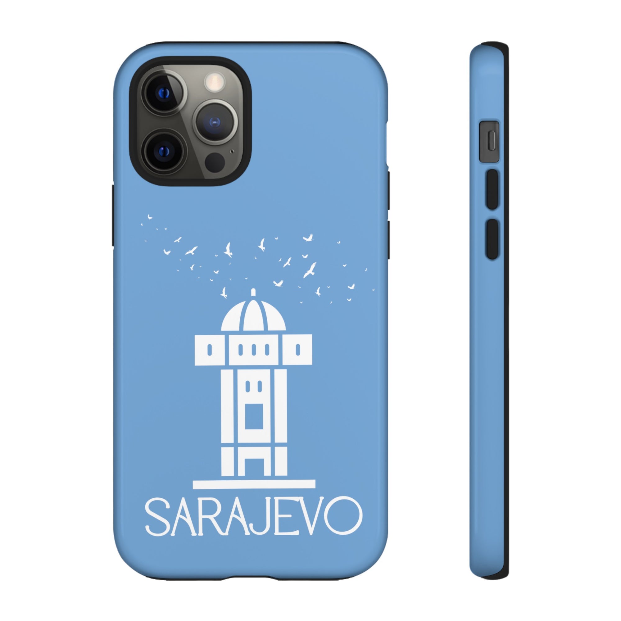 SARAJEVO SEBILJ Phone Case - Light Blue