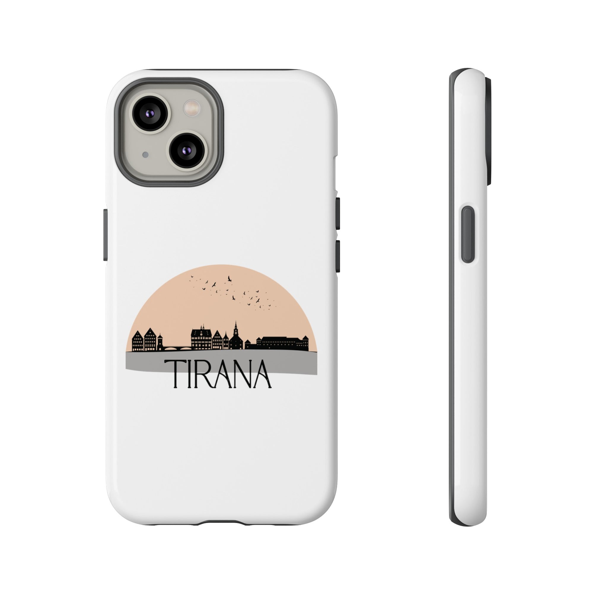 TIRANA Phone Case - White