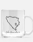 Šeher Bosno Volim Te Glass Mug