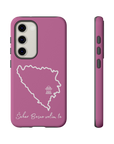 Šeher Bosno Volim Te Phone Case - Light Pink