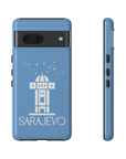 SARAJEVO SEBILJ Phone Case - Light Blue