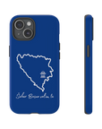 Šeher Bosno Volim Te Phone Case - Blue