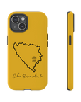 Šeher Bosno Volim Te Phone Case - Yellow