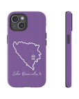 Šeher Bosno Volim Te Phone Case - Purple