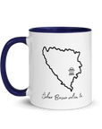 Šeher Bosno Volim Te Accent Mug