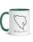 Šeher Bosno Volim Te Accent Mug