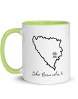 Šeher Bosno Volim Te Accent Mug